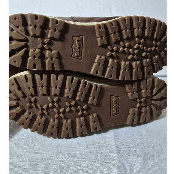 Levis Hightop Fletcher Burnish Brown Mens Size 10 Leather Shoes main image 11